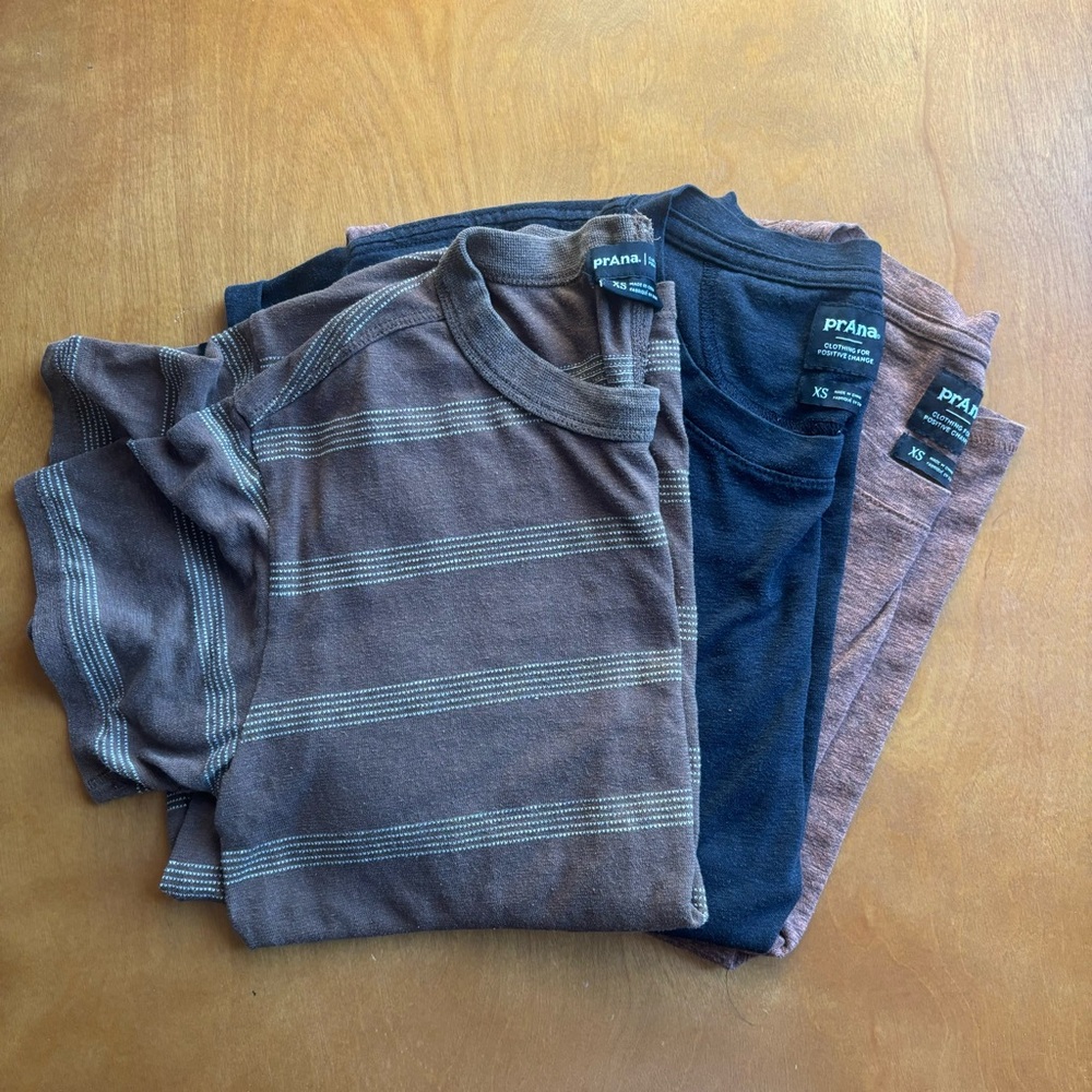 Three PrAna T’s